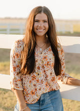 Load image into Gallery viewer, Fall Flowers Top