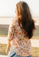 Load image into Gallery viewer, Fall Flowers Top