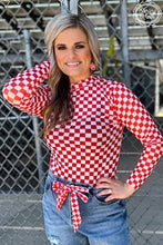 Load image into Gallery viewer, Pep Rally Mesh Top Red