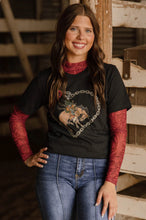 Load image into Gallery viewer, Tooled in Red Mesh Top