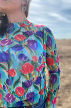 Load image into Gallery viewer, Tulip Trail Mesh Top