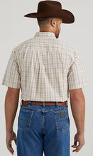 Load image into Gallery viewer, Strait Short Sleeve Button Up-Grassy Plaid