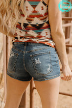 Load image into Gallery viewer, Dark Wash Denim Shorts