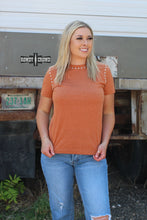 Load image into Gallery viewer, Rust Starry Stud Tee