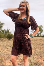 Load image into Gallery viewer, Bronzed Bloom Dress