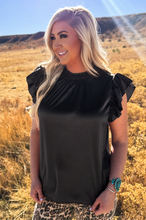 Load image into Gallery viewer, Babydoll Top Black