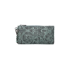 Load image into Gallery viewer, Tooled Phone Wristlet/Crossbody