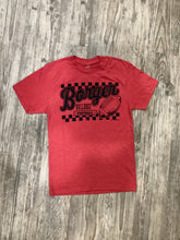 Load image into Gallery viewer, Red Checkered Football Tee
