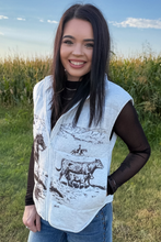 Load image into Gallery viewer, Cowboy Canvas Vest
