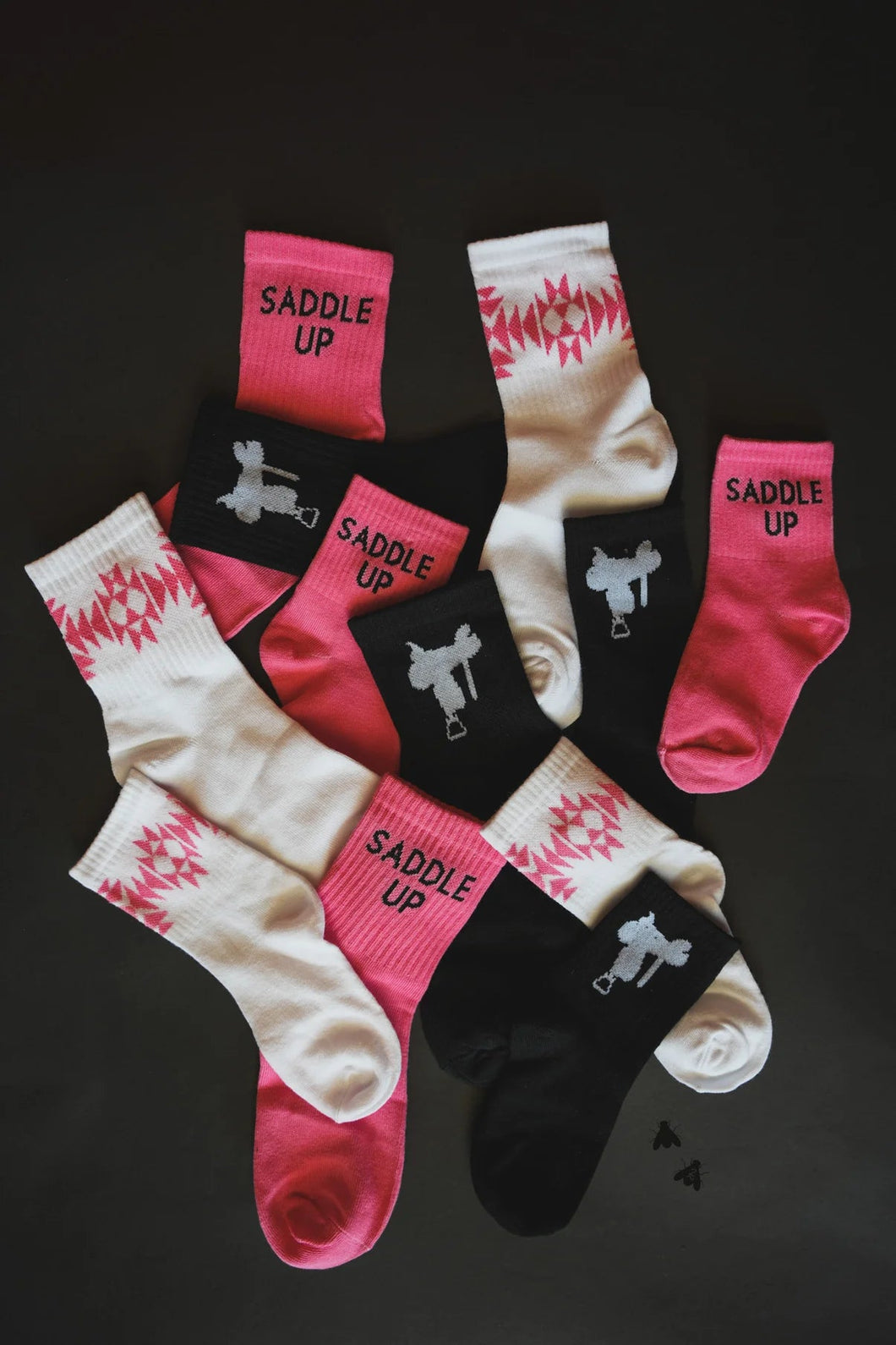 Western Sock Set Pink