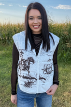 Load image into Gallery viewer, Cowboy Canvas Vest

