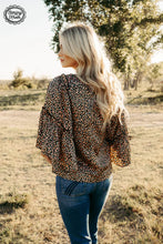 Load image into Gallery viewer, Into the night Leopard Top
