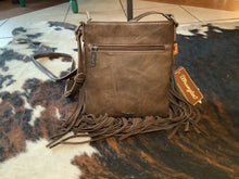 Load image into Gallery viewer, Denim Fringed Wrangler Crossbody
