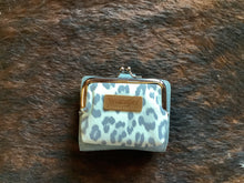 Load image into Gallery viewer, Blue Leopard Wrangler Wallet
