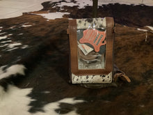 Load image into Gallery viewer, American Darling Cowhide and Silver Wallet
