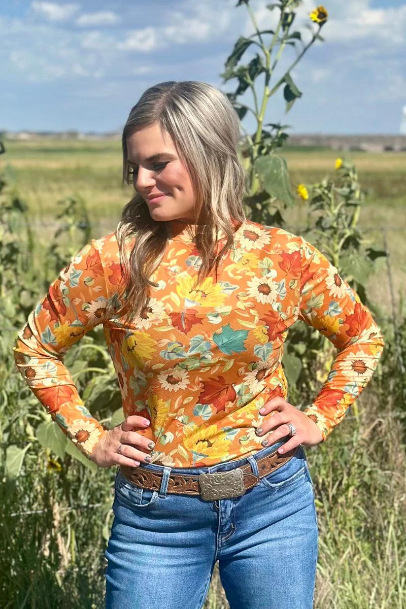 Blissfully Blessed Mesh Top