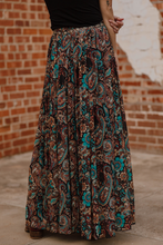 Load image into Gallery viewer, Sagebrush Swirl Maxi Skirt
