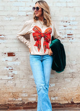 Load image into Gallery viewer, Plaid Bow Tee
