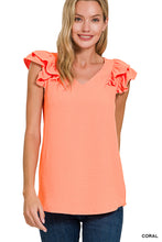Load image into Gallery viewer, Camila Ruffled Sleeve Top
