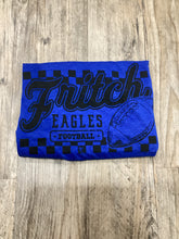 Load image into Gallery viewer, Blue Checkered Football Tee
