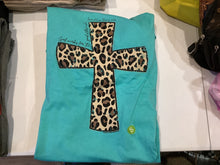 Load image into Gallery viewer, Leopard Cross Tee
