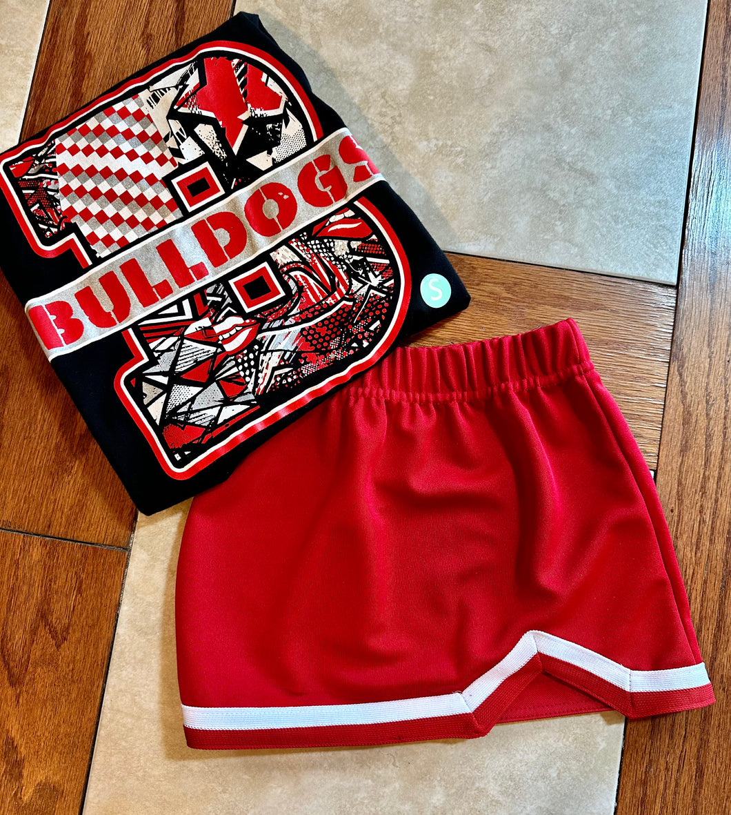 Youth Red Cheer Legacy Skirts