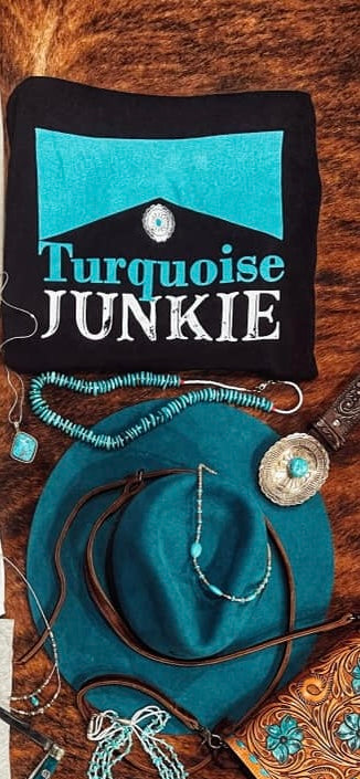 Turquoise Junkie Tee