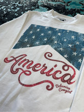 Load image into Gallery viewer, America White Cropped Sweatshirt
