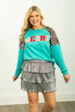 Load image into Gallery viewer, Merry Turquoise Sweater
