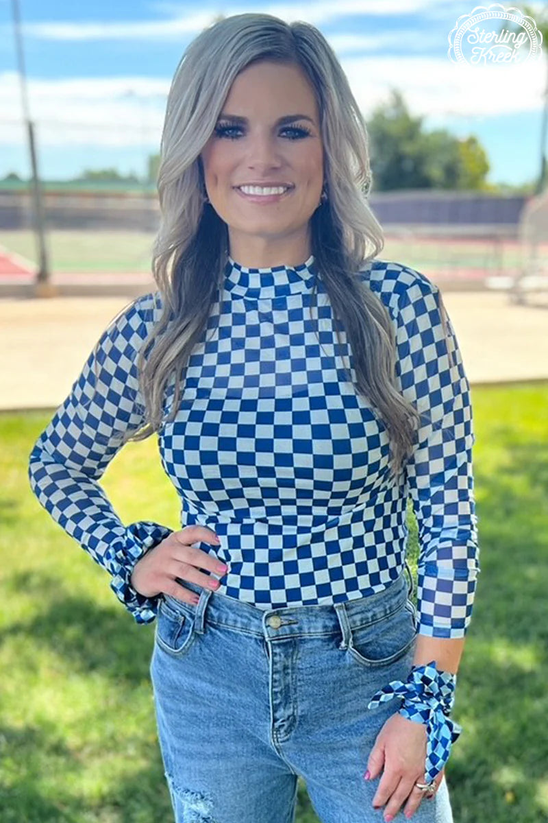 Pep Rally Mesh-Blue
