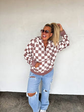 Load image into Gallery viewer, Checkered Easy Does it Pull-Over
