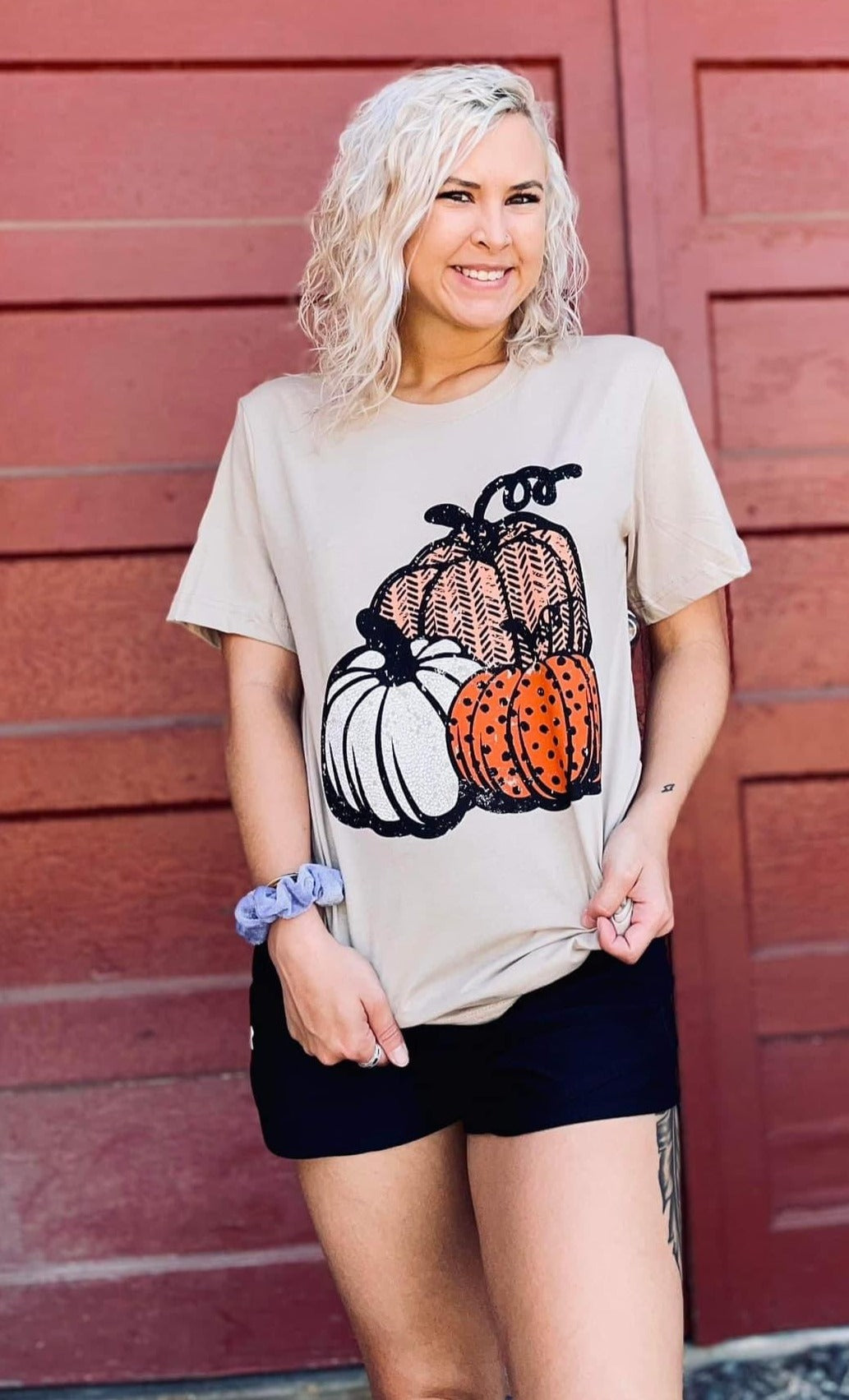 Triple Pumpkin Tee