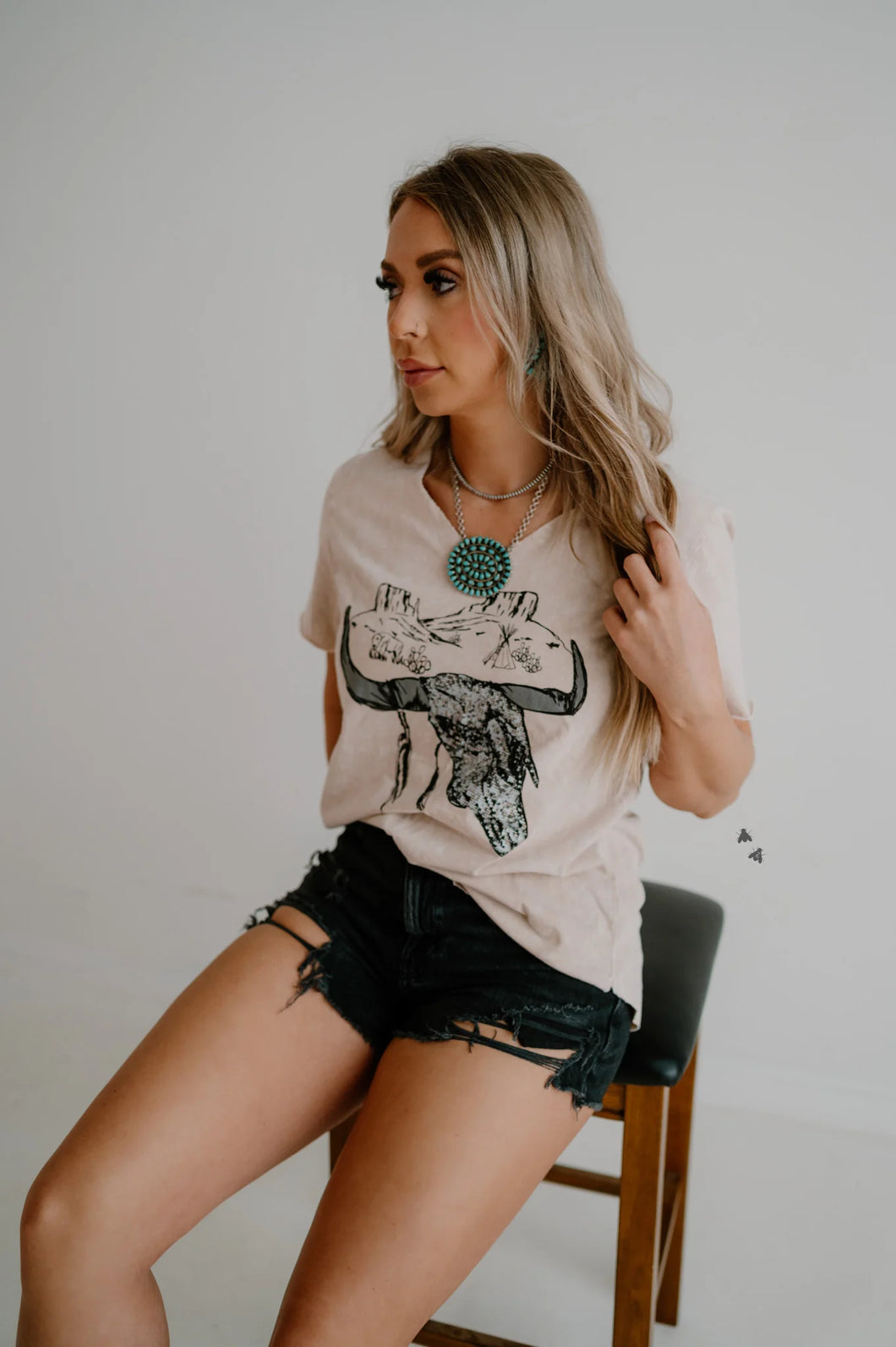 Shimy Shimy Disco Skull Tee