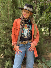 Load image into Gallery viewer, Callie Ann Stelter Western Skull Tee
