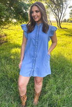 Load image into Gallery viewer, Denim Days Dress
