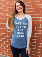 Load image into Gallery viewer, Take me out to the ball game tee
