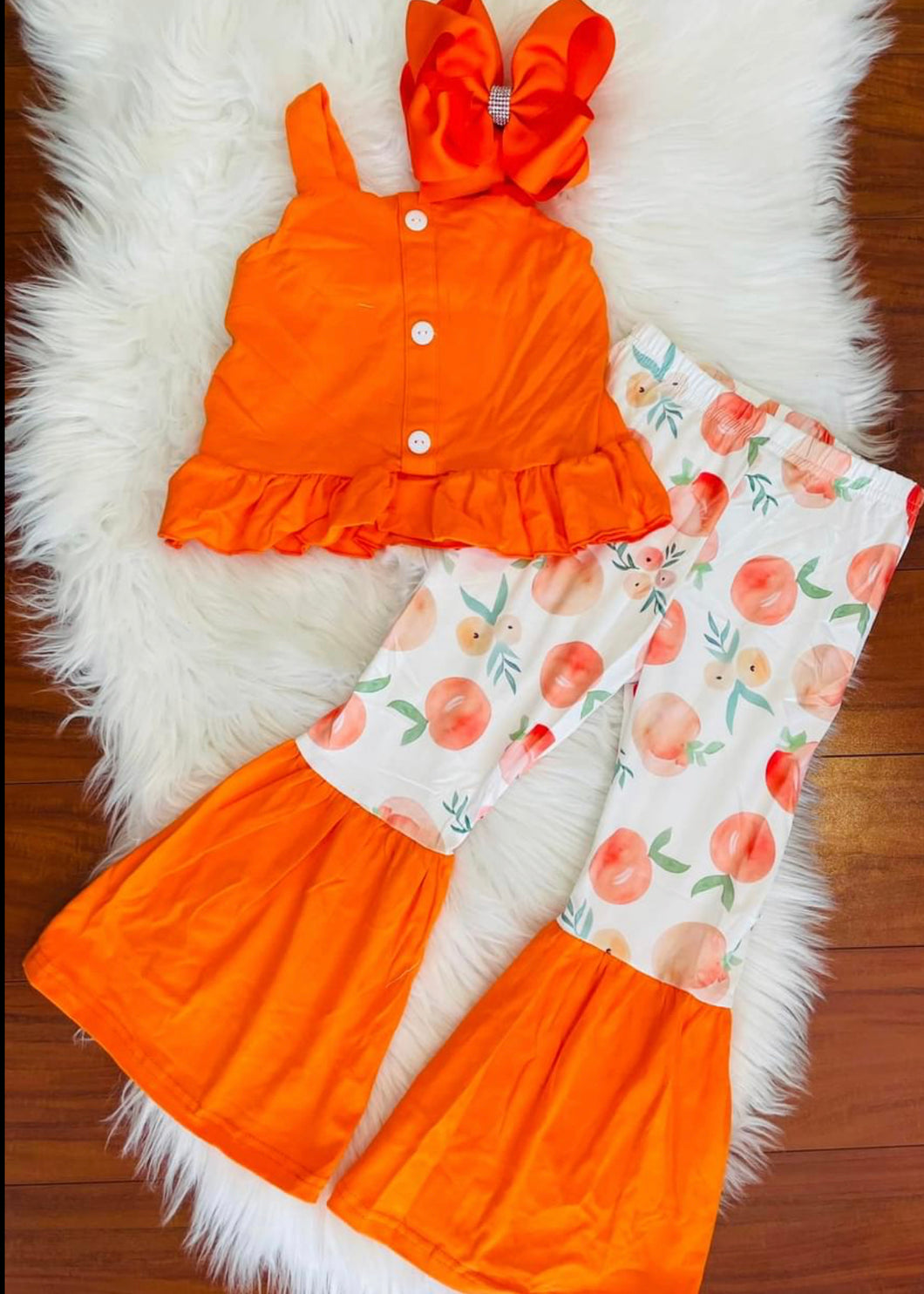 Girls Georgia Peach Outfit