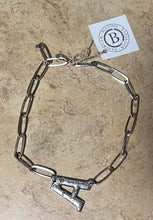 Load image into Gallery viewer, Initial Stamped Necklace
